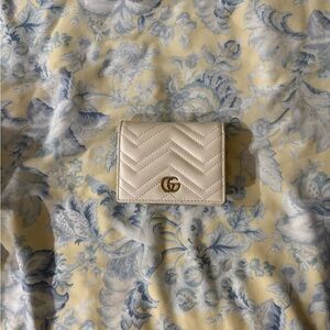 Gucci Beige Quilted Women's Wallet